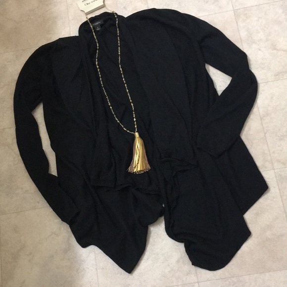 Ann Taylor Sweaters - ANN TAYLOR BLACK CARDIGAN